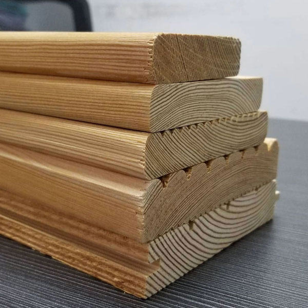 Siberian Larch is hard wearing and perfect for exposed elevations